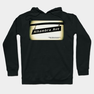 Alhambra Avenue, Los Angeles, California by Mistah Wilson Hoodie